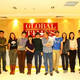 Justin Mitchell (5th from the right) with Global Times’ business news team in 2012.